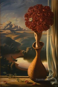 150の主題の芸術作品 Painting - シュールレアリスムを待っているバラ バラのヌード